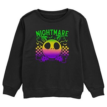 Boys The Nightmare Before Christmas Gradient Jack Graphic Fleece