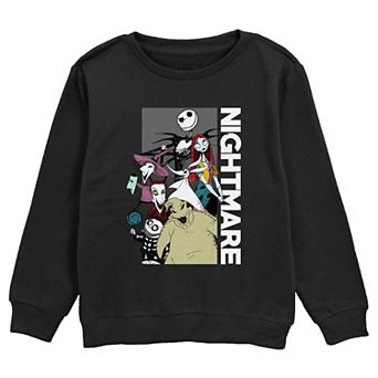 Boys The Nightmare Before Christmas Team Stacked Graphic Fleece