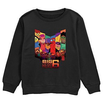 Boys Big Hero Six Team Banners Graphic Fleece