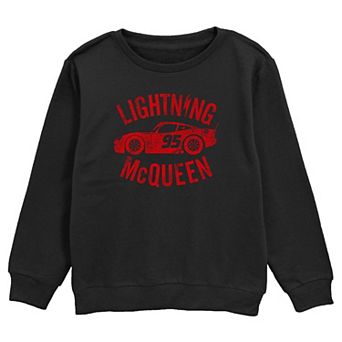 Boys Cars Lightning McQueen Profile Poster Graphic Fleece