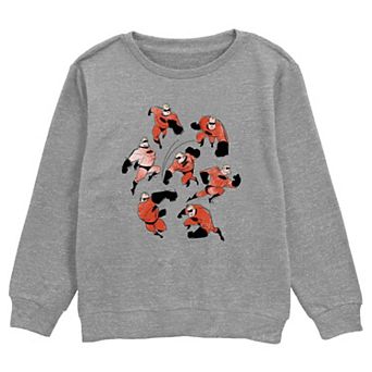 Boys The Incredibles Mr. Incredible Fight Poses Graphic Fleece
