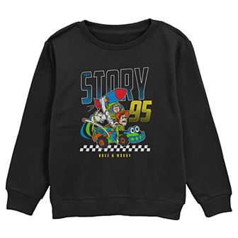 Boys Toy Story Buzz And Woody Rocket Car Graphic Fleece