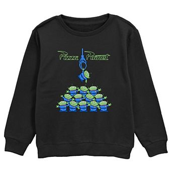 Boys Toy Story Pizza Planet Alien Picking Graphic Fleece