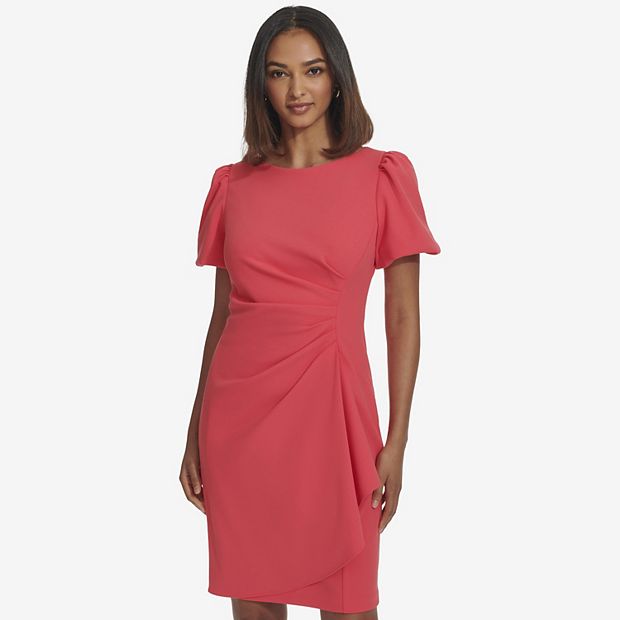 Women's Andrew Marc Marc New York Bubble Sleeve Side Rouched Dress