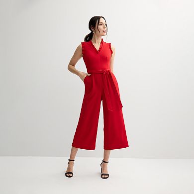 Women's Andrew Marc Ruffle Jumpsuit