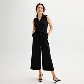 Women's Andrew Marc Ruffle Jumpsuit