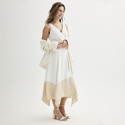 chinese dress ladies With Harper Lu Drape Gown - Lemon