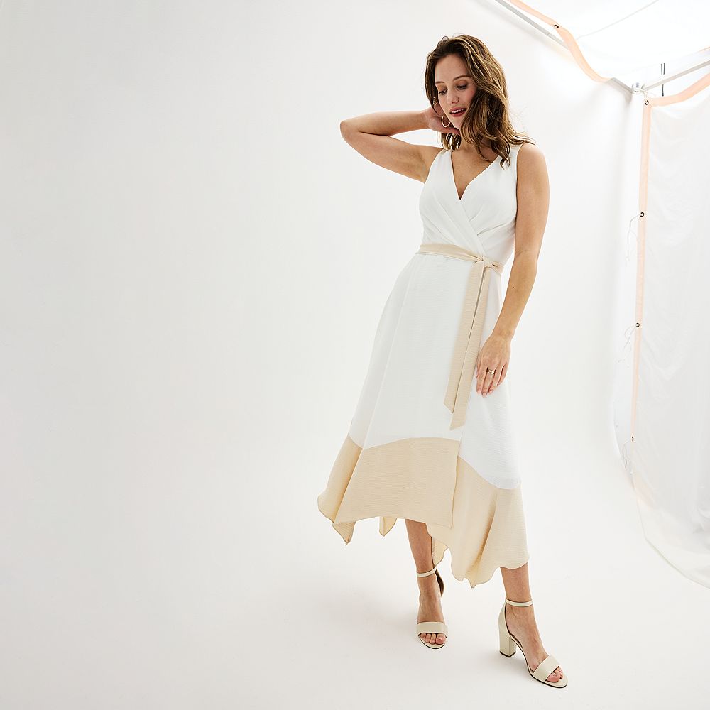 Women's Harper Rose V-Neck Colorblock Maxi Dress