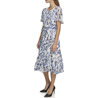 Women's Harper Rose Short Sleeve Godet Midi Dress