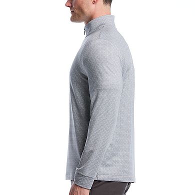 Men's Grand Slam Heathered Quarter-Zip Golf Pullover