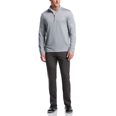 Men's Grand Slam Heathered Quarter-Zip Golf Pullover