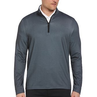 Men's Grand Slam Heathered Quarter Zip Golf Jacket