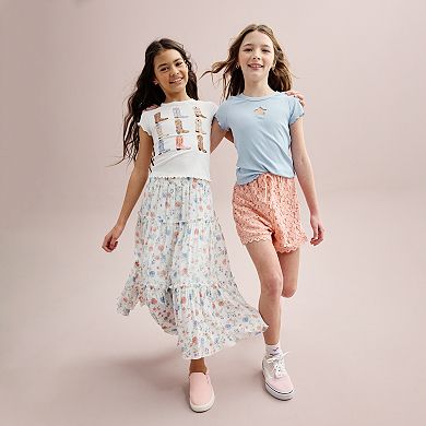Robe Fille IZ Byer Bleu Cobalt à Volants - Taille 16 (7-16 Ans), Neuve