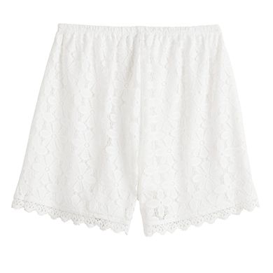 Girls 7-16 IZ Byer Daisy Crochet Lace Trim Shorts