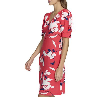 Women's Harper Rose Short Sleeve V-Neck Shift Mini Dress