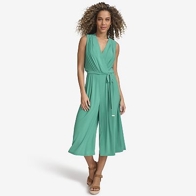 Women s Harper Rose Sleeveless Wide Leg Cropped Jumpsuit