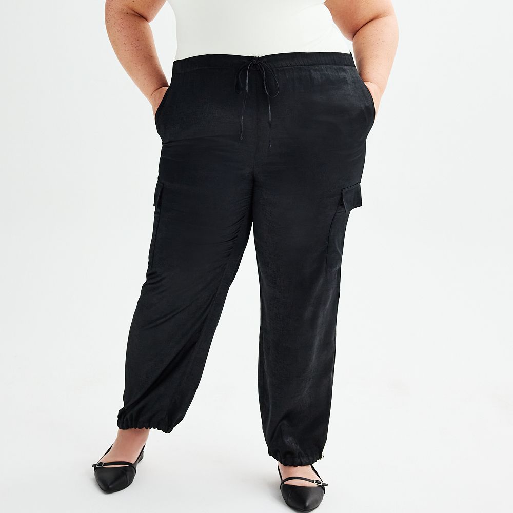 Plus Size Rachel Roy Soft Cargo Pants