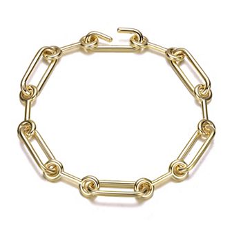 14k Gold Plated Link Chain Bracelet