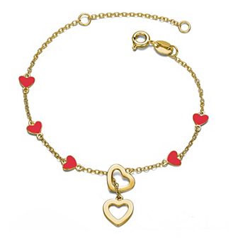 Kids' Heart Dangle Bracelet