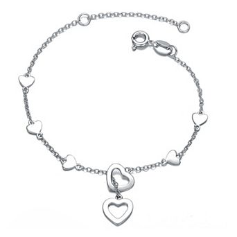 Kids' Heart Dangle Bracelet