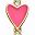 Gold Tone Pink