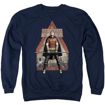 Batman Arkham City Arkham Robin Adult Crewneck Sweatshirt