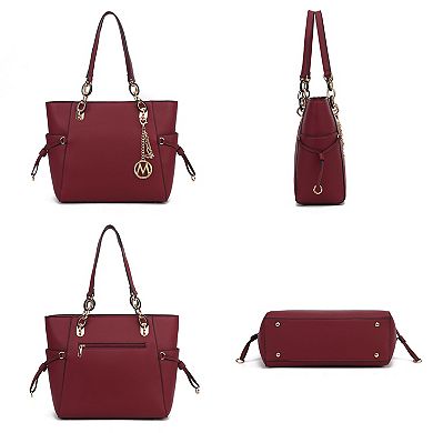 Mkf Collection Yale Tote Bag With Wallet By Mia K