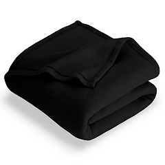 Bare Home Polar Fleece Bed Blanket (Twin/Twin XL, Black)