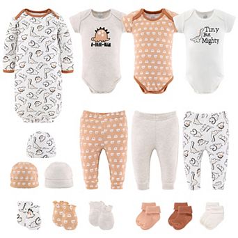 The Peanutshell Tiny Dino 16 pc Layette Gift Set
