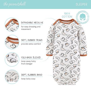 The Peanutshell Tiny Dino 16-piece Layette Gift Set