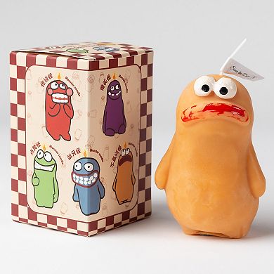 Cute Mud Monster Scented Candle, Handcrafted DIY Aromatherapy Candle