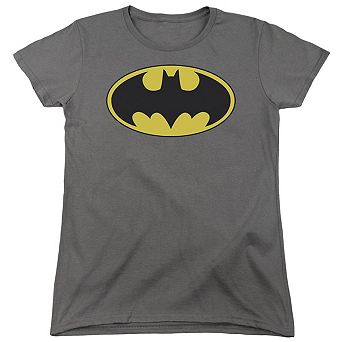 Batman Classic Bat Logo Short Sleeve Womens T-shirt