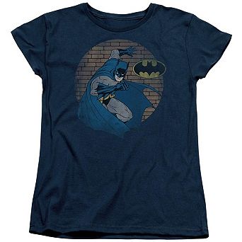 Batman In The Spotlight Short Sleeve Womens T-shirt
