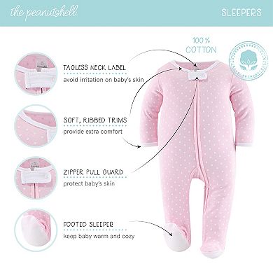 The Peanutshell Layette Gift Set for Girls, Purple Pink Butterfly, 30 Essential Pieces