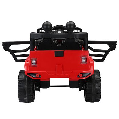 Ride On Truck Car For Kid,12v7a Kids Ride On Truck 2.4g W/parents Remote Control,electric Car