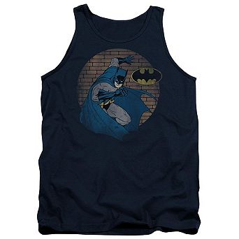 Batman In The Spotlight Adult Tank Top