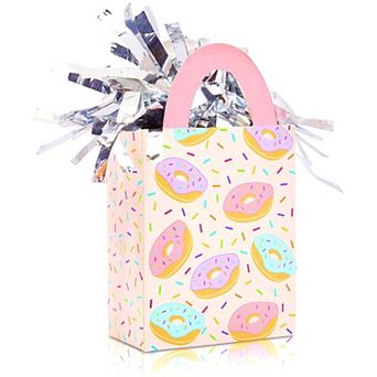 Donut Gift Bag Balloon Weights, Birthday Party Decorations (6 Oz, 6 Pack)