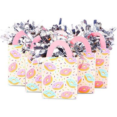 Donut Gift Bag Balloon Weights, Birthday Party Decorations (6 Oz, 6 Pack)