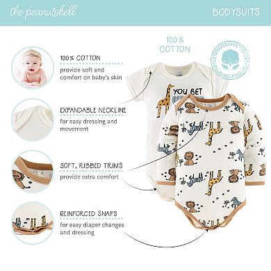 The Peanutshell Newborn Layette Gift Set For Baby Boys, Blue Safari, 30 Essential Pieces