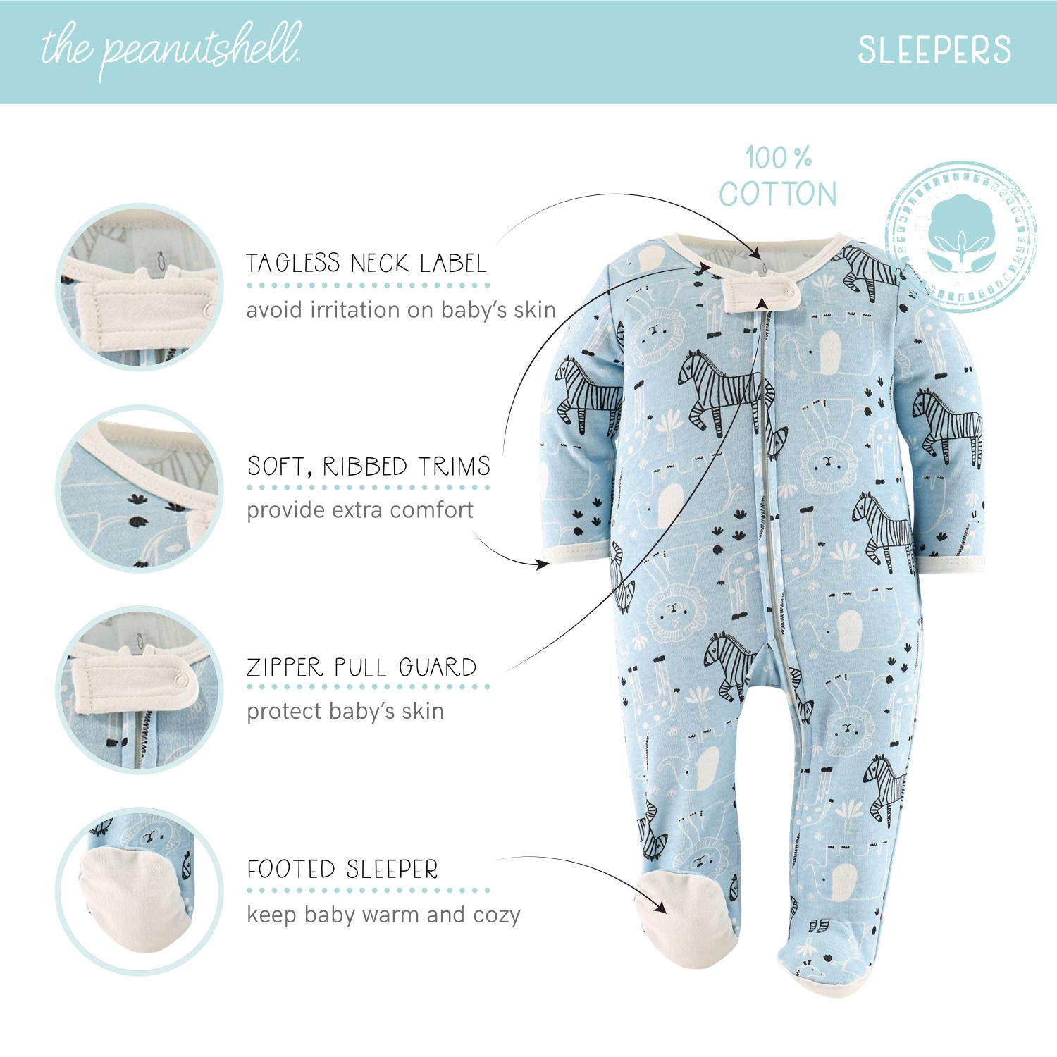 Garanimals Newborn Baby Boy Layette Shower Gift Set, 20-Piece, Newborn-6/9 Months