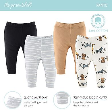 The Peanutshell Newborn Layette Gift Set For Baby Boys, Blue Safari, 30 Essential Pieces