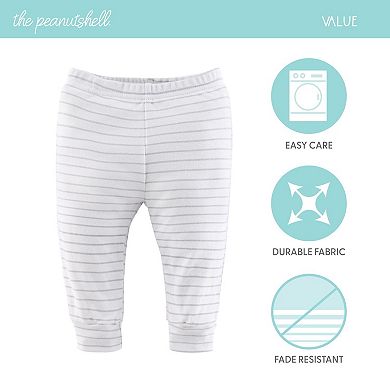 The Peanutshell Baby Boy Pants, 5-pack, Blue Camo