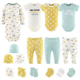 The Peanutshell Sunny Side Up 16 pc Layette Gift Set