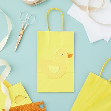 25 Pack Small Gift Bags with Handles for Presents, Paper Bag