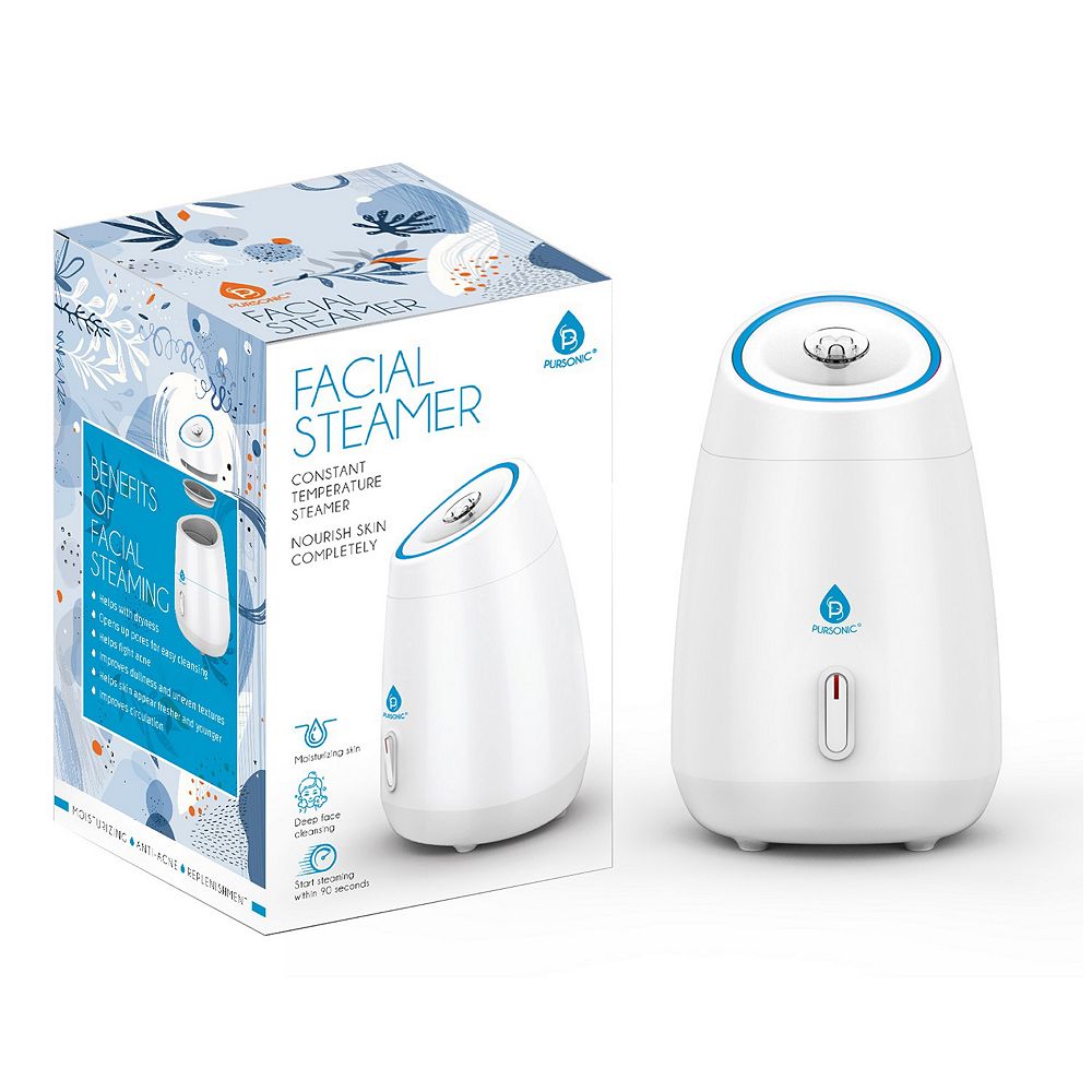 BG-MIST ION STEAM フェイススチーマー Pursonic Facial Steamer Hot Mist Moisturizing Spa