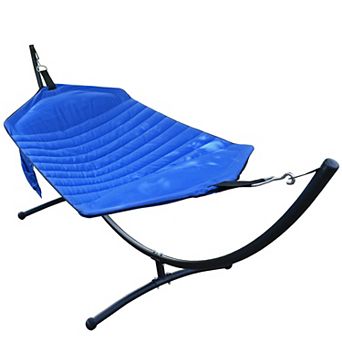 Algoma Padded Olefin Fabric Steel Arc Hammock
