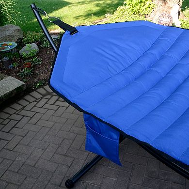 Algoma Padded Olefin Fabric Steel Arc Hammock