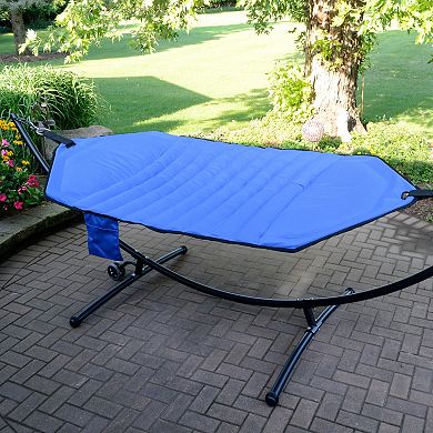 Algoma Padded Olefin Fabric Steel Arc Hammock