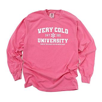 Simply Sage Market Very Cold University Garment Dyed Long Sleeve