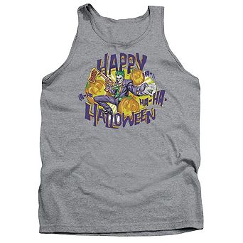 Batman Ha Ha Halloween Adult Tank Top